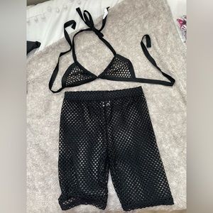 Fishnet Set in a size small/medium